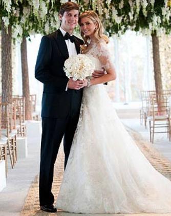 ivanka trump wedding photos. Ivanka Trump and Jared Kushner