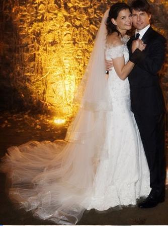 tom cruise and katie holmes wedding photos. Katie Holmes and Tom Cruise